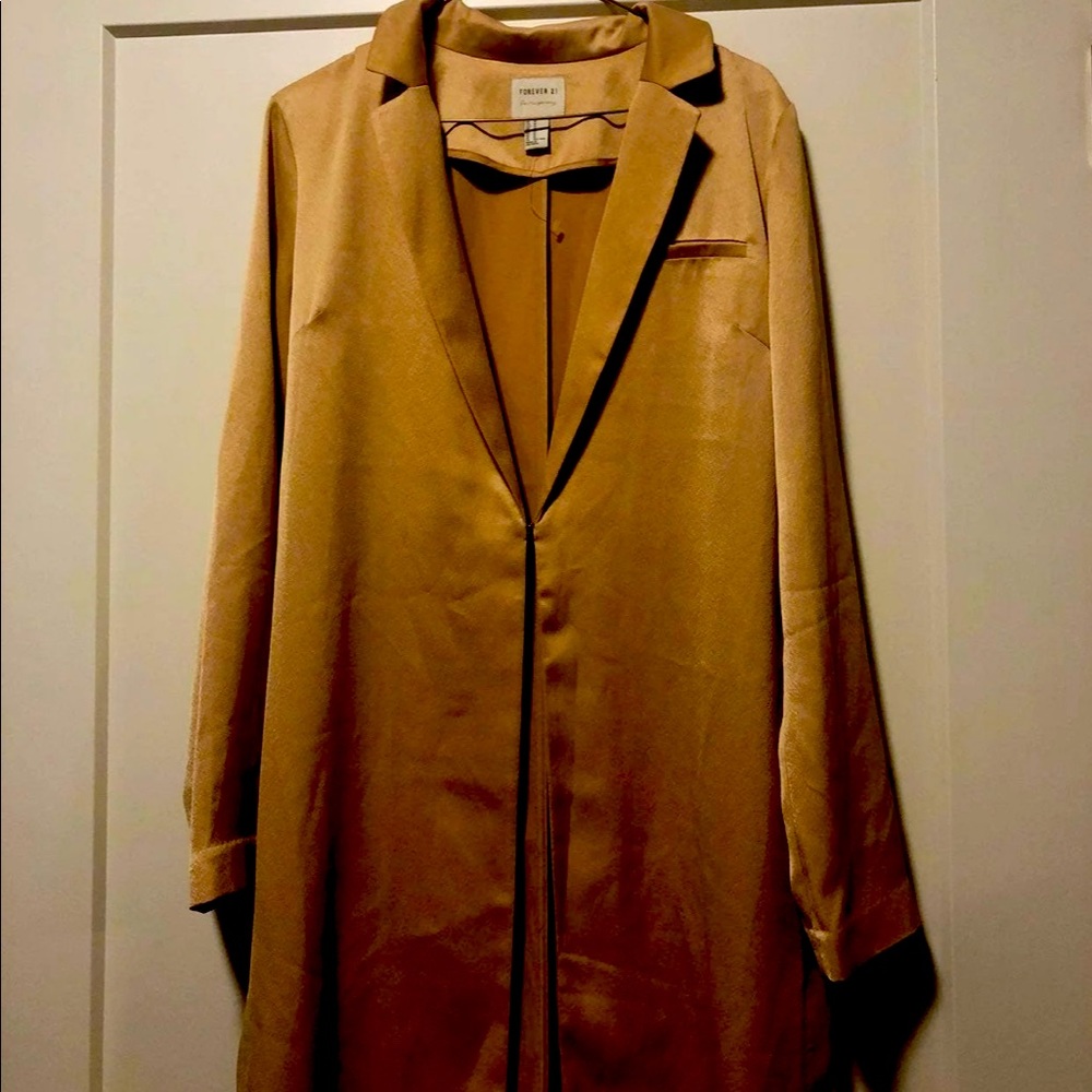Forever 21 Long Camel Duster
